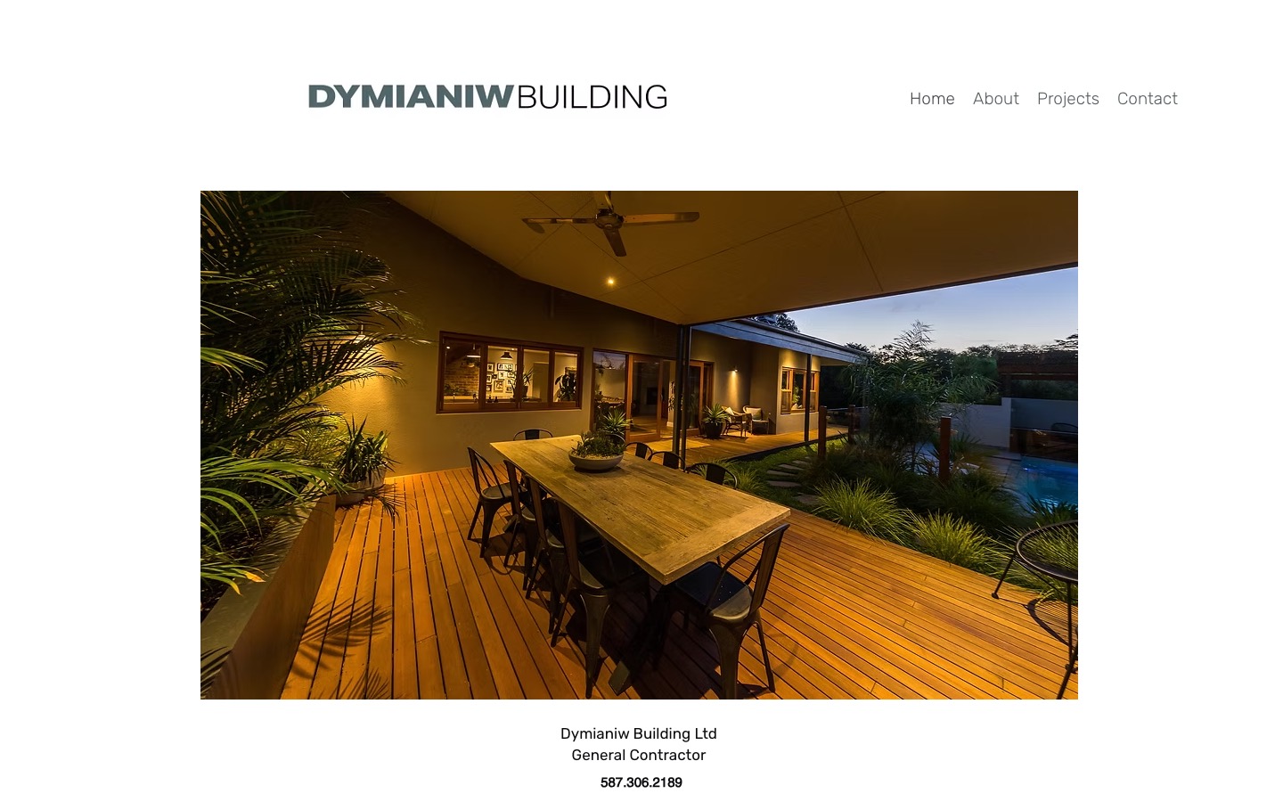 The current homepage
